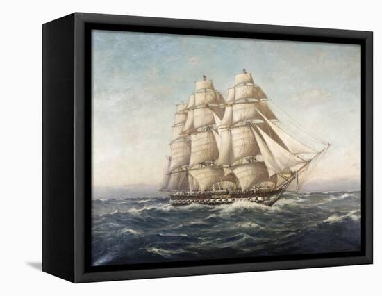 Uss Constitution-Myron Clark-Framed Stretched Canvas