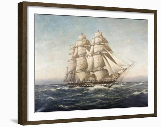 Uss Constitution-Myron Clark-Framed Giclee Print