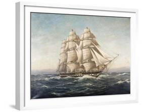 Uss Constitution-Myron Clark-Framed Giclee Print