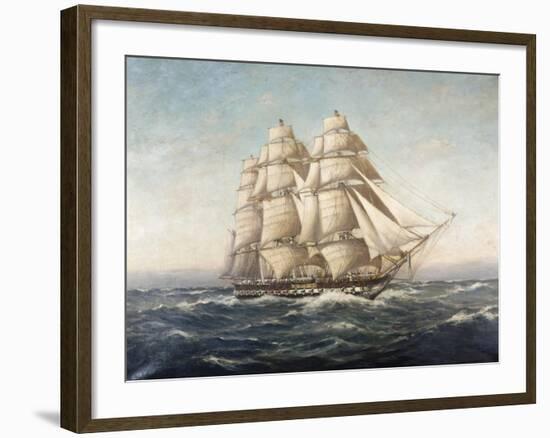 Uss Constitution-Myron Clark-Framed Giclee Print