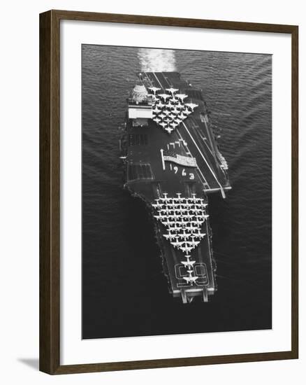 USS Enterprise in the Mediterranean Sea-null-Framed Photographic Print