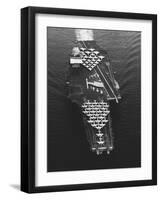 USS Enterprise in the Mediterranean Sea-null-Framed Photographic Print