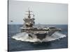 USS Enterprise Transits the Atlantic Ocean-Stocktrek Images-Stretched Canvas