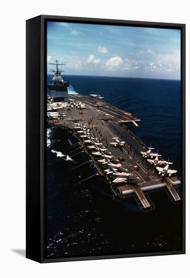 Uss Enterprise-null-Framed Stretched Canvas