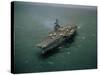 USS Forrestal after Mishandled Explosives Killed 134 Crewmen, August 1967-null-Stretched Canvas