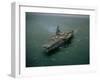 USS Forrestal after Mishandled Explosives Killed 134 Crewmen, August 1967-null-Framed Photo