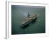 USS Forrestal after Mishandled Explosives Killed 134 Crewmen, August 1967-null-Framed Photo