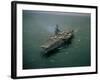 USS Forrestal after Mishandled Explosives Killed 134 Crewmen, August 1967-null-Framed Photo