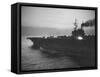 Uss Forrestal, Planes Taking Off During Mid-East Tour-null-Framed Stretched Canvas