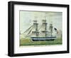 Uss 'Friendship' of Salem-Giuseppe Fedi-Framed Giclee Print