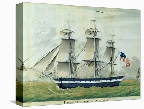 Uss 'Friendship' of Salem-Giuseppe Fedi-Stretched Canvas