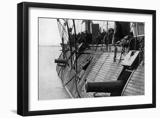 Uss Galena Ironclad-null-Framed Art Print