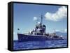 Uss Hamman During the Us Navy's Pacific Fleet Maneuvers Off of Hawaii-Carl Mydans-Framed Stretched Canvas