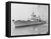 USS Indianapolis at Sea-null-Framed Stretched Canvas