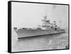USS Indianapolis at Sea-null-Framed Stretched Canvas