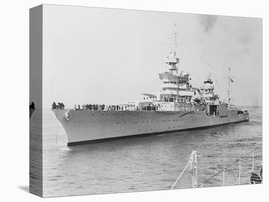 USS Indianapolis at Sea-null-Stretched Canvas