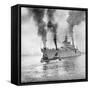USS Indianapolis Beginning Trial Cruise-null-Framed Stretched Canvas
