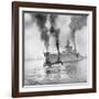 USS Indianapolis Beginning Trial Cruise-null-Framed Photographic Print