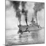 USS Indianapolis Beginning Trial Cruise-null-Mounted Photographic Print