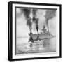 USS Indianapolis Beginning Trial Cruise-null-Framed Photographic Print