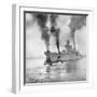 USS Indianapolis Beginning Trial Cruise-null-Framed Photographic Print