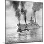 USS Indianapolis Beginning Trial Cruise-null-Mounted Photographic Print