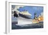 USS Iowa - the Gray Ghost-Lantern Press-Framed Art Print