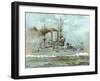 Uss 'Kearsarge, American Battleship, 1898-null-Framed Giclee Print