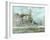 Uss 'Kearsarge, American Battleship, 1898-null-Framed Giclee Print