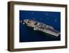 USS Kennedy, New York Harbor, New York City, New York, July 4, 1986-null-Framed Photographic Print