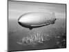 Uss Macon Airship Flying over New York City-Stocktrek Images-Mounted Photographic Print