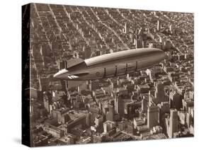 USS Macon, San Francisco, 1933-Clyde Sunderland-Stretched Canvas