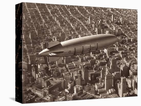 USS Macon, San Francisco, 1933-Clyde Sunderland-Stretched Canvas