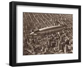 USS Macon, San Francisco, 1933-Clyde Sunderland-Framed Art Print