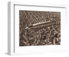 USS Macon, San Francisco, 1933-Clyde Sunderland-Framed Art Print