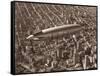 USS Macon, San Francisco, 1933-Clyde Sunderland-Framed Stretched Canvas