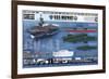 USS Midway - History-null-Framed Art Print