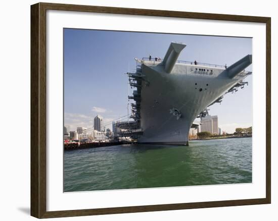 USS Midway Museum Ship in San Diego, California-Stocktrek Images-Framed Photographic Print