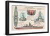 USS Missouri - Techinical-Lantern Press-Framed Art Print