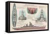 USS Missouri - Techinical-Lantern Press-Framed Stretched Canvas