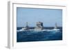 Uss Momsen, USS Antietam and USNS Charles Drew in Transit-null-Framed Photographic Print