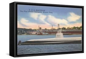 USS Nautilus, First Atomic Submarine-null-Framed Stretched Canvas