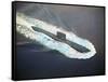 USS Nautilus-null-Framed Stretched Canvas