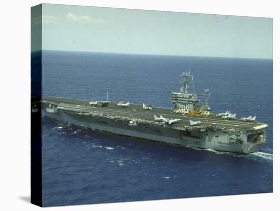 Uss Nimitz, Aircraft Carrier, Off VA-null-Stretched Canvas