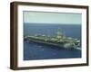 Uss Nimitz, Aircraft Carrier, Off VA-null-Framed Premium Photographic Print