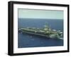 Uss Nimitz, Aircraft Carrier, Off VA-null-Framed Premium Photographic Print