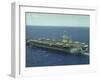 Uss Nimitz, Aircraft Carrier, Off VA-null-Framed Premium Photographic Print