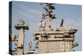 Uss Nimitz Arrives at Joint Base Pearl Harbor Hickam-null-Stretched Canvas