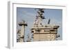 Uss Nimitz Arrives at Joint Base Pearl Harbor Hickam-null-Framed Photographic Print