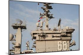 Uss Nimitz Arrives at Joint Base Pearl Harbor Hickam-null-Mounted Photographic Print